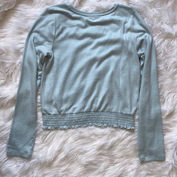 🌻[ so ] Super Soft Ruched Hemline Sweater - Picture 5 of 9